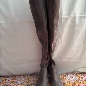 Women's Over-the-Knee Boots - Gray
